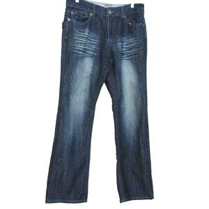 Ten 25 Jeans Denim Womens Size 32 Blue Acid Dark Wash Front Premium Jeans